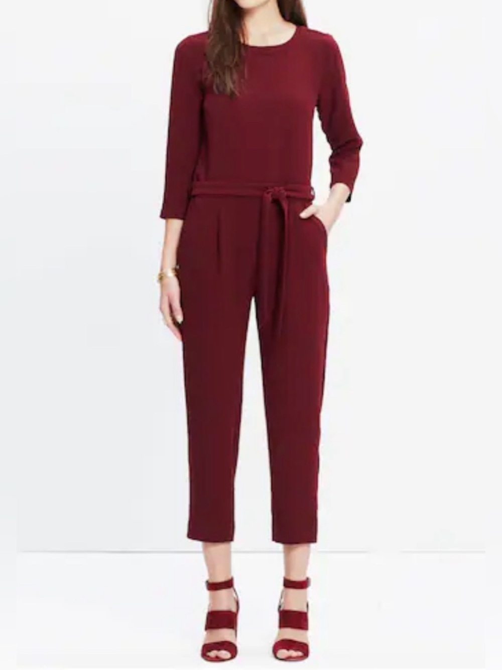 Maroon Jumpsuit